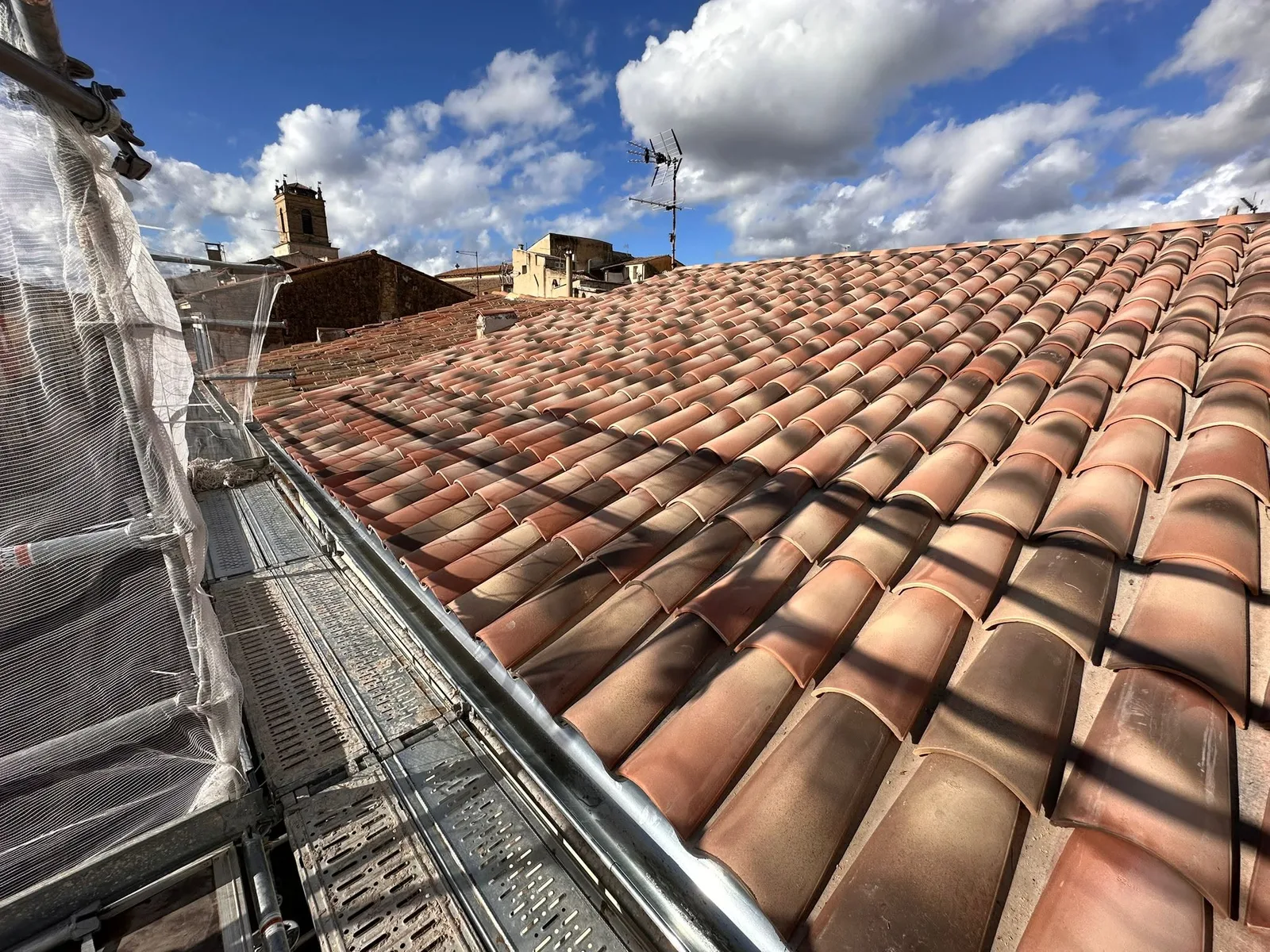 Rénovation de toiture en tuiles
